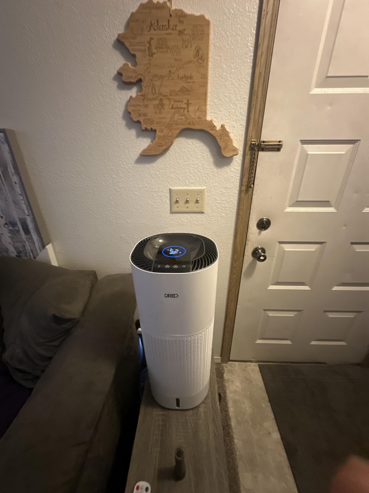 DREO Smart Evaporative Humidifier Large Room up to 1000ft², 800ml/h High Output Air Humidifiers for Bedroom, 10L, 50H Long Runtime with Precise Humidification for Plants, Home, Office, White, HHM774S customer photo 1