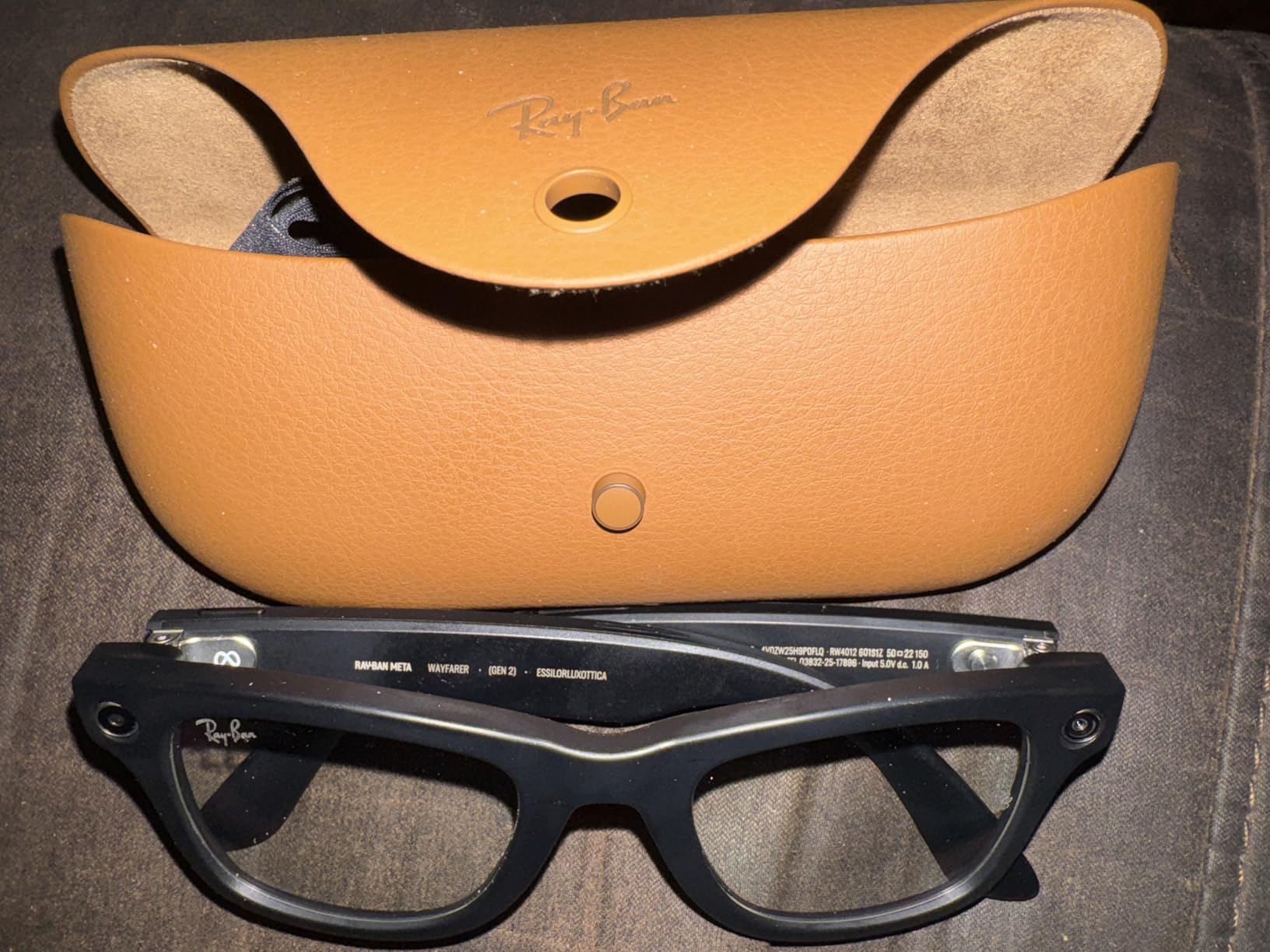Meta Ray-Ban (Gen 2), Wayfarer, Matte Black | Smart AI Glasses - 2x Battery Life - 3K Ultra HD - 12 MP Ultra-Wide Camera, Audio, Video Recording - Clear Lenses customer photo 1
