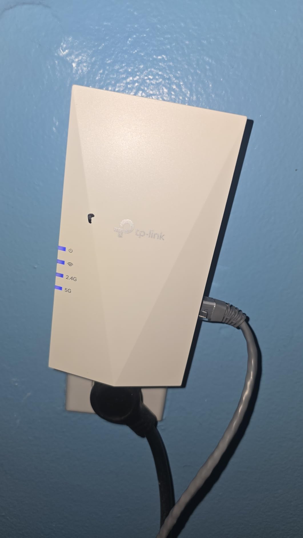 TP-Link RE515X AX1500 WiFi 6 Range Extender w/Ethernet Port - 1.5G Dual-Band Wireless Repeater Amplifier, Up to 1800 Sq. Ft., 64 Devices, EasyMesh Compatible customer photo 2