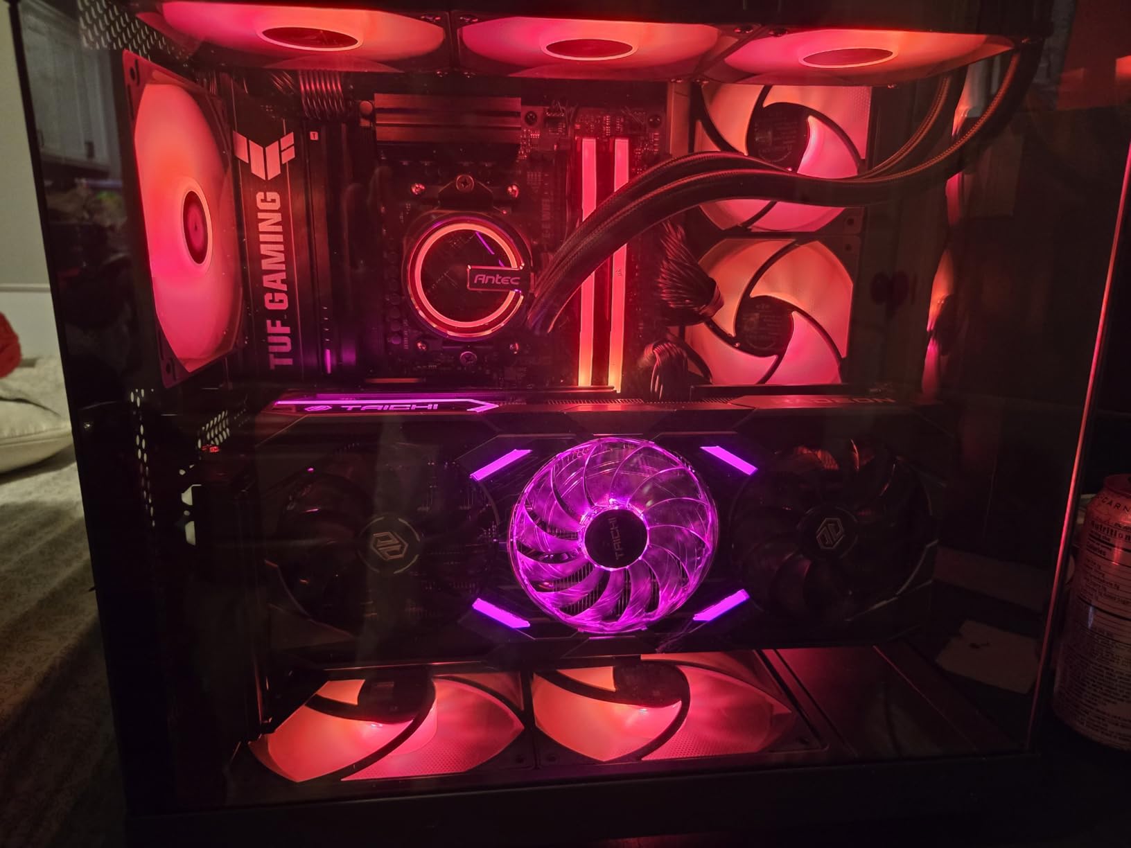 Antec Skeleton 240 ARGB Liquid CPU Cooler, 240mm Radiator, High-Performance Pump, 2 x 120mm PWM ARGB Fans, Copper Base, Intel LGA 115X/1200/1700/20XX, AMD AM4/AM5, Black customer photo 2