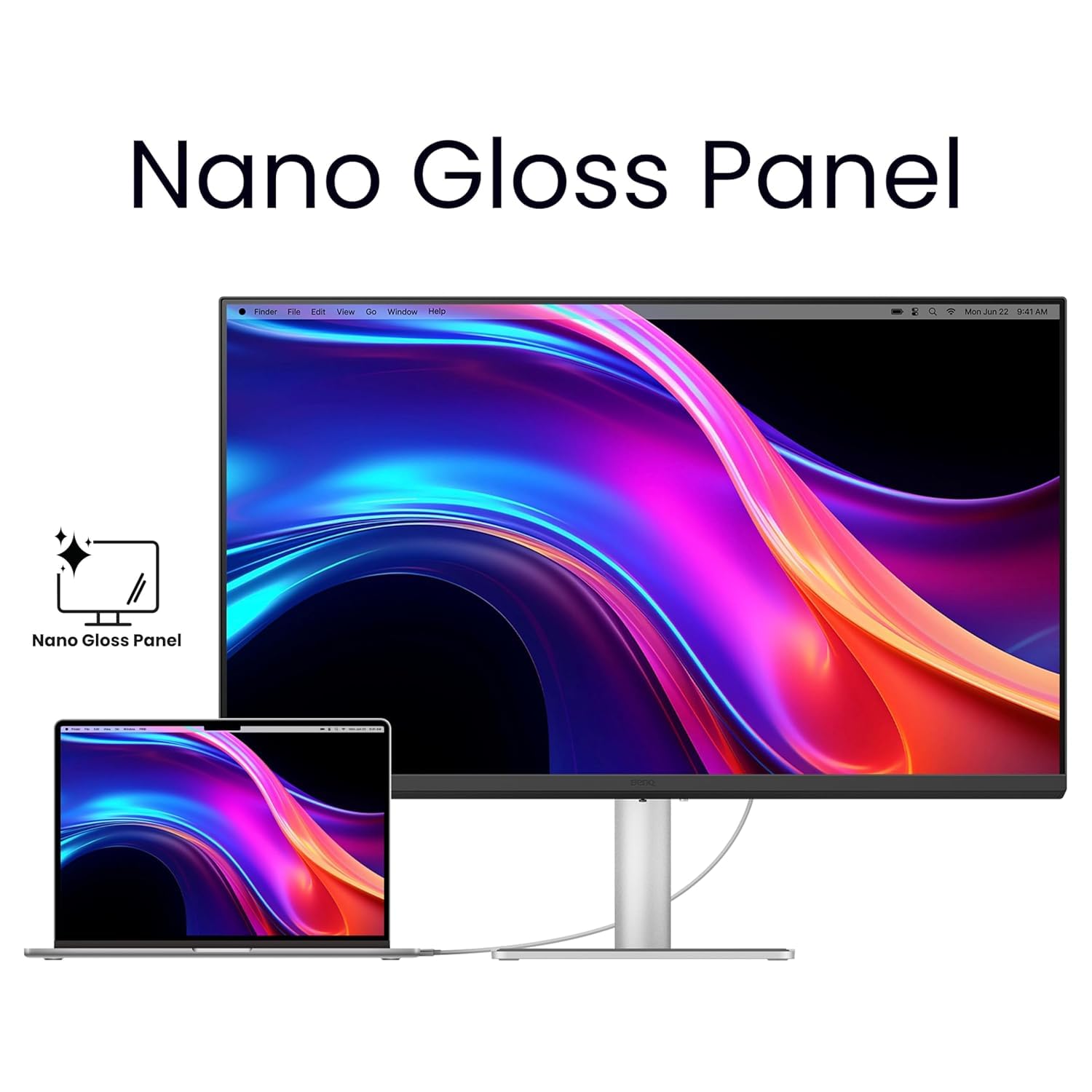 BenQ MA270UP 27 inch 4K 3840x2160 Monitor for MacBook Pro/Air, Dual USB-C, 90W Power Delivery, Mac Color Match, USB Hub, Brightness and Volume Control on Mac, Height and Tilt Adjustable Stand, P3 Color Gamut customer photo 2