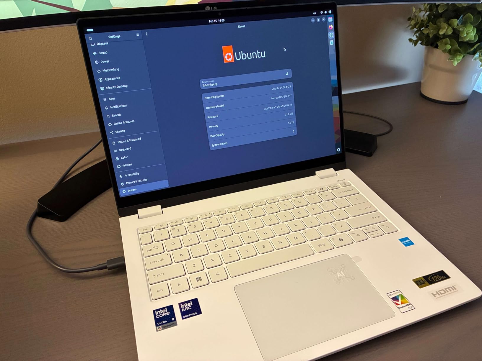 Acer Swift Edge 14 AI Copilot+ PC | 14.5