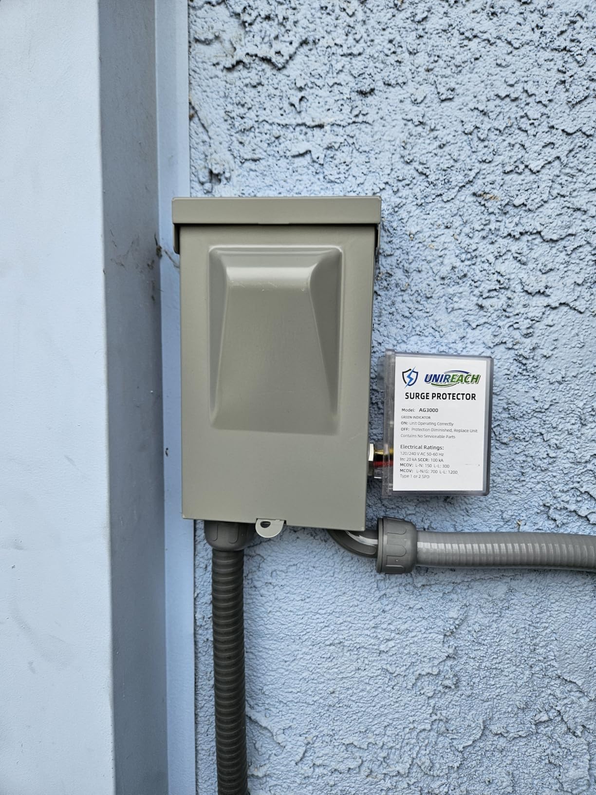 AG3000 HVAC Surge Protector 120/240V, House Surge Protectors, AC Surge Protector, Whole House Surge Protective Device for Mini Split, TPMOV Technology, Watertight Enclosure (Pack of 1) customer photo 2