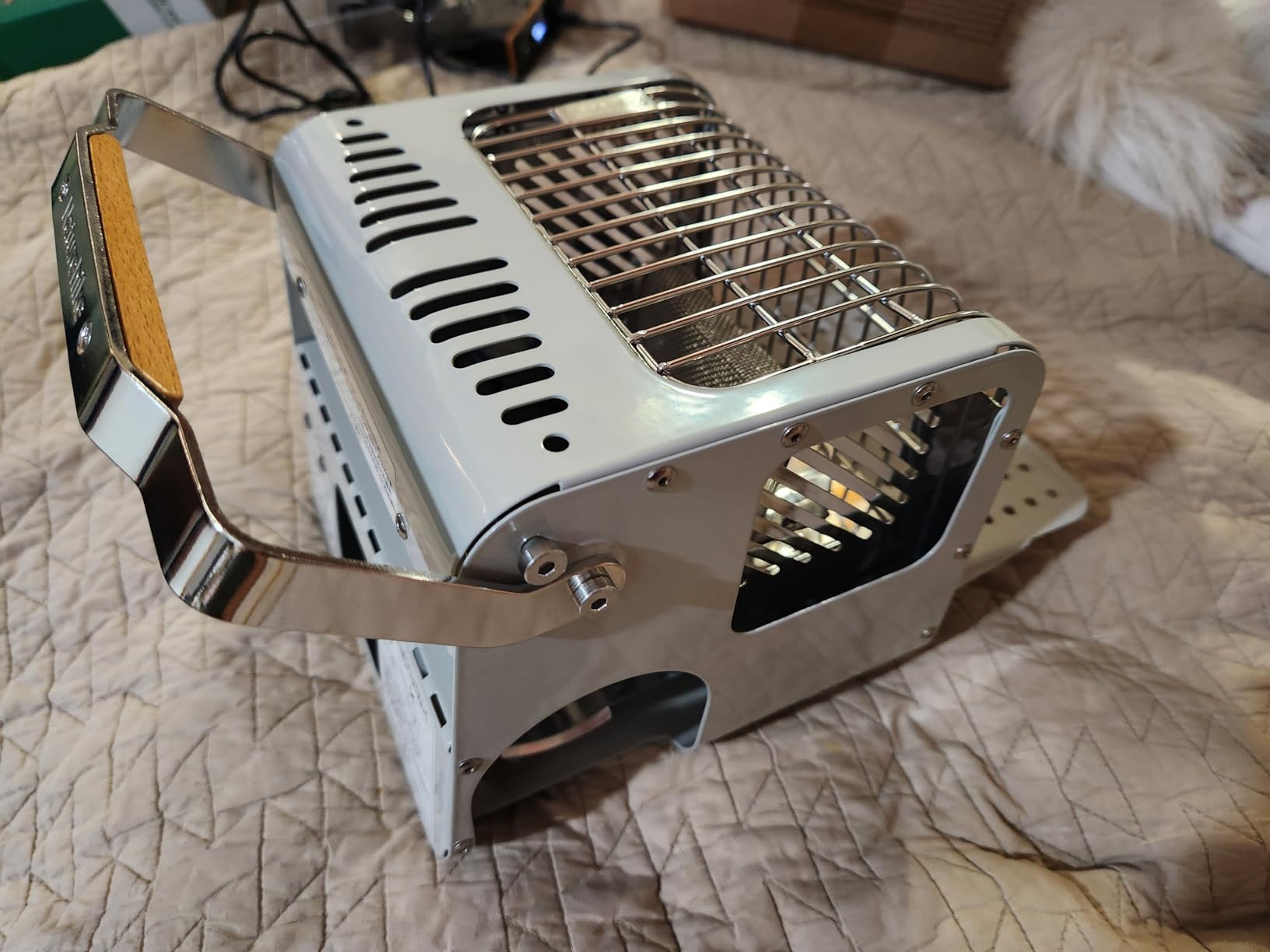 Naturehike Camp Heater with Warming Shelf, 3750 BTU Butane Portable Space Heater Gas-Powered for Indoor & Outdoor Use customer photo 1