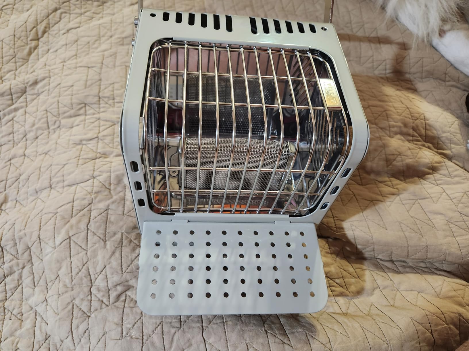 Naturehike Camp Heater with Warming Shelf, 3750 BTU Butane Portable Space Heater Gas-Powered for Indoor & Outdoor Use customer photo 2