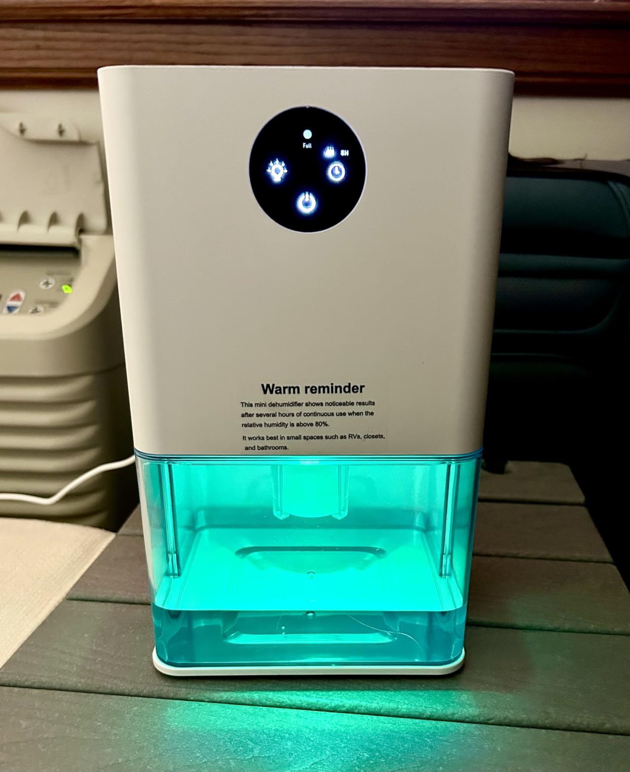 Dehumidifier, 1500ML (50 OZ) Small Dehumidifier for Home (300 Sq. Ft), Quiet with Auto Shut Off, for Bedroom, RV, Closet customer photo 2
