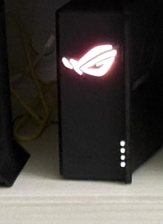 ASUS ROG Strix GS-BE12000 WiFi 7 Tri-Band Router, 12000 Mbps, 20G Wired Capacity, 3,000 sq. ft. Coverage, 2.0GHz Quad-core CPU, Game Acceleration, Triple-Level Security, AiMesh Compatible customer photo 1