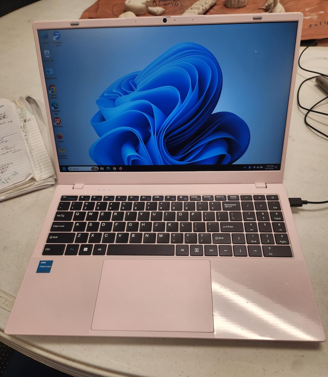 Laptop 16GB RAM 512GB SSD, Portable Lightweight Laptops with Pentium Gold 6500Y, 14 Inch FHD IPS Screen, USB 3.2, USB-C, HDMI, TF Card Slot, PC Laptop Computer Good for Business and Student customer photo 1