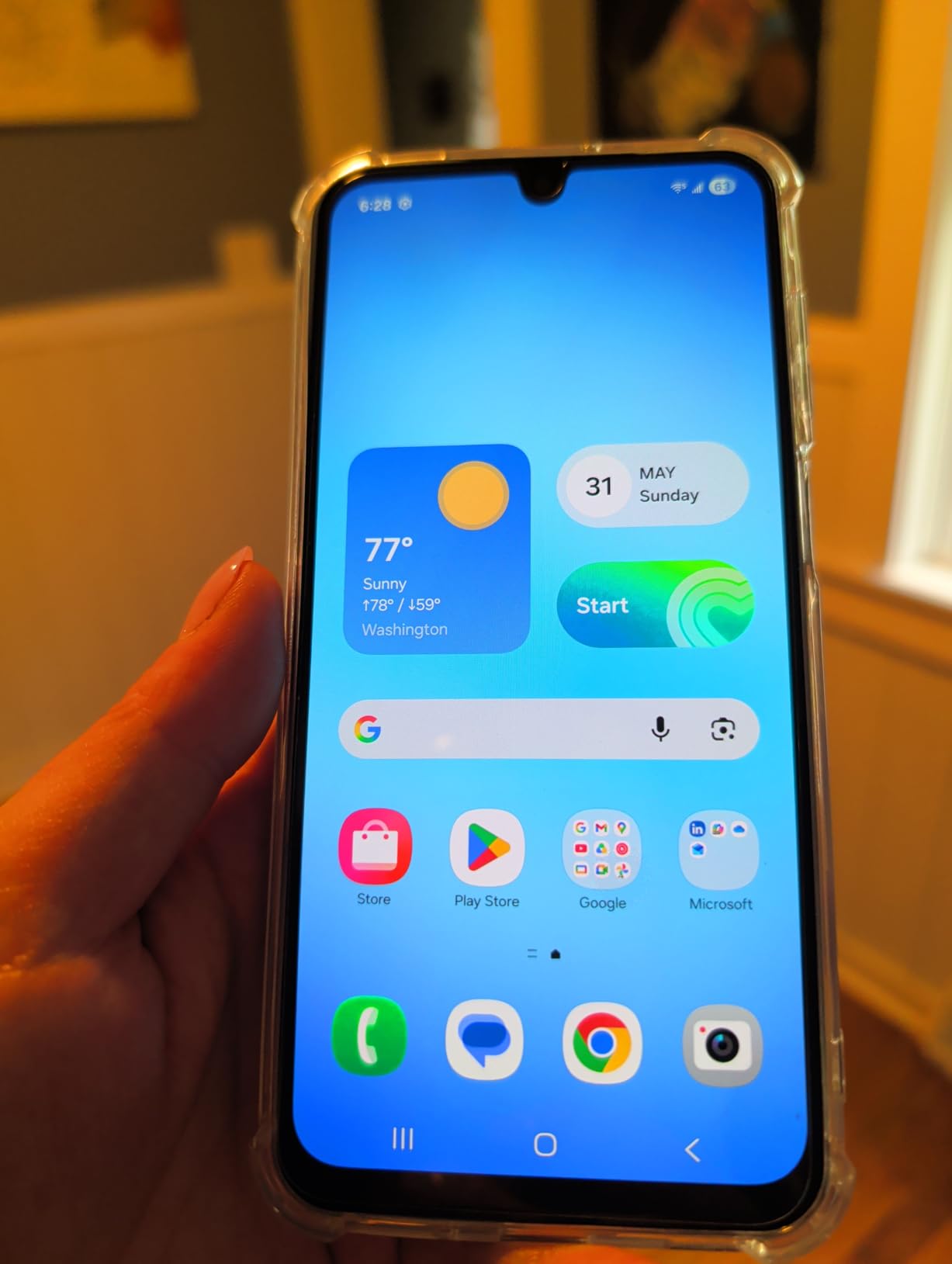 Samsung Galaxy A17 5G Smart Phone, 128GB, Large AMOLED, High-Res Camera, Durable Design, Super Fast Charging, Circle to Search, 2025, Black customer photo 1
