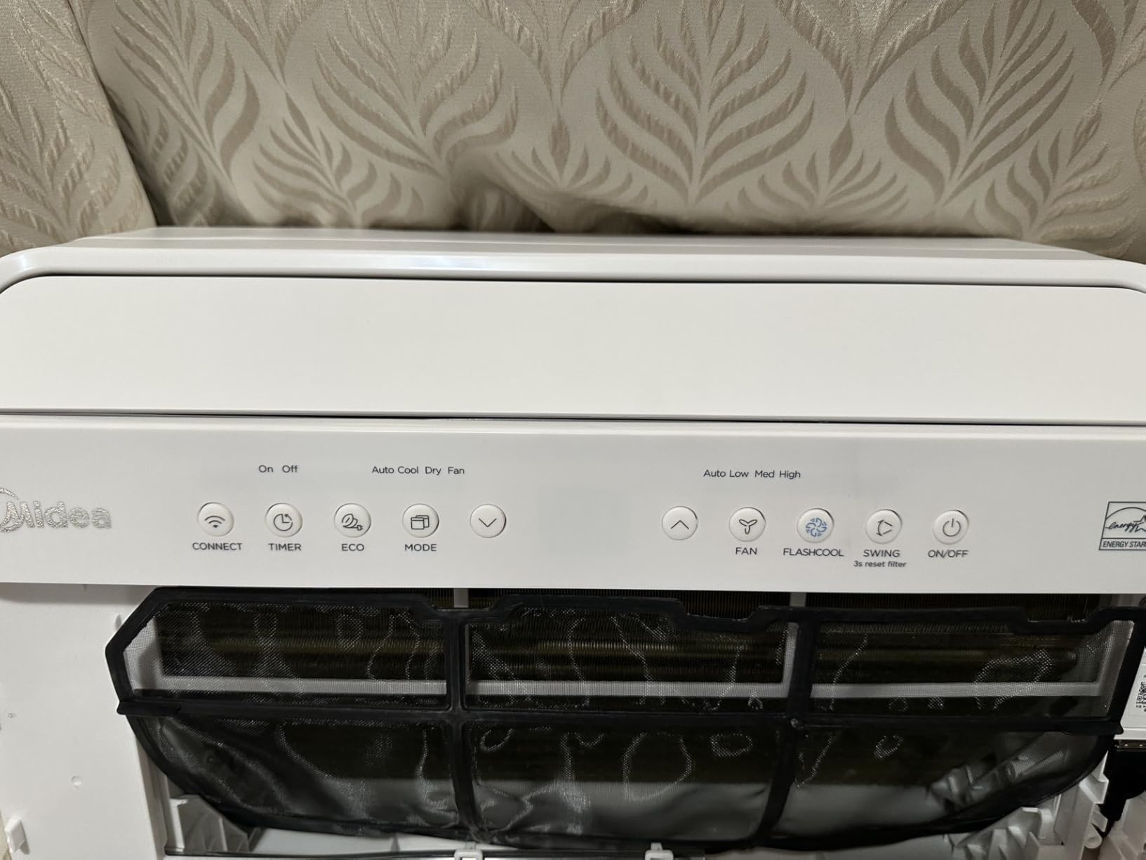 8,000 BTU U Shaped Smart Inverter Window Air Conditioner - Cools 350 Sq Ft, Ultra Quiet with Open Window Operation - Alexa/Google Assistant Compatible, 37% Energy Savings, Remote (2026 Edition) customer photo 1