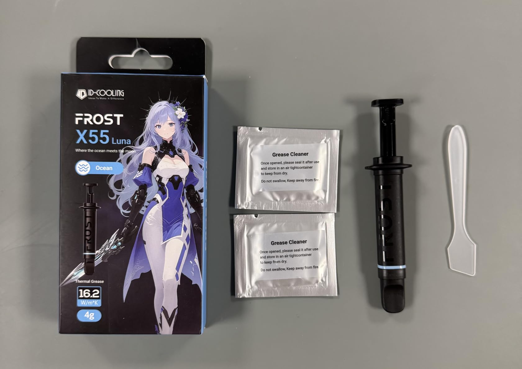 ID-COOLING Frost X55 Core Thermal Paste, Pure Performance, Scent-Free, 4g High-Performance CPU/GPU Thermal Compound, Maximum Heat Transfer, Long-Lasting, Non-Conductive customer photo 2