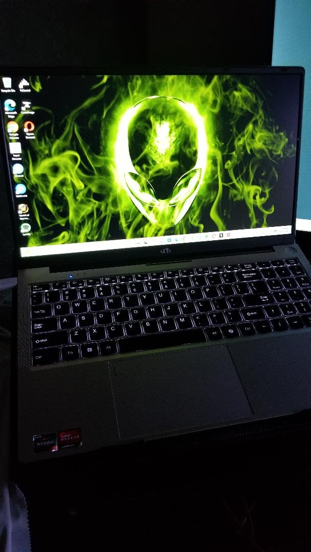 NIMO 15.6'' IPS FHD Laptop, 16GB RAM 512GB SSD AMD Ryzen 5 (Beat i5-1135G7, 4 Cores Up to 3.7GHz) Student Computer with 65W Type-C, 2 Years Warranty, Fingerprint, Backlit Keyboard, BT5.2, for Home customer photo 1