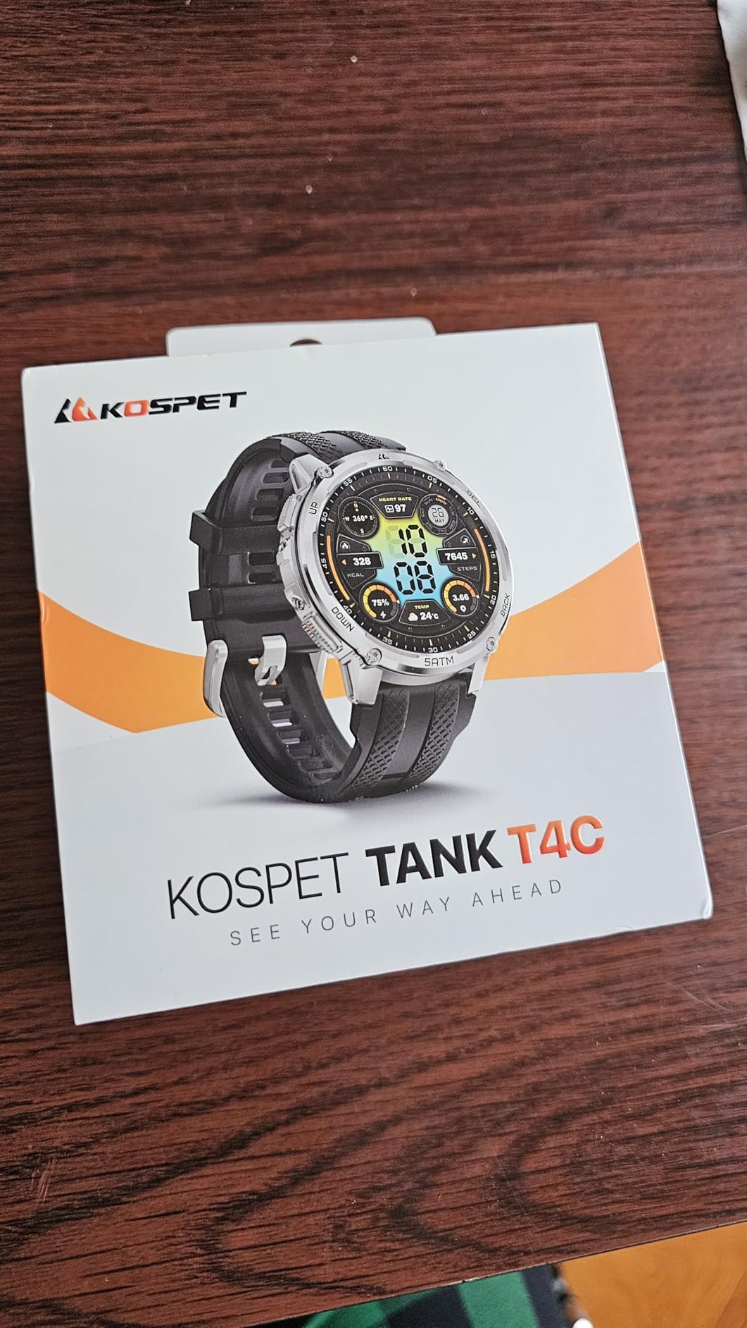 KOSPET Tank M4C Outdoor Smart Watch with GPS, 1.96