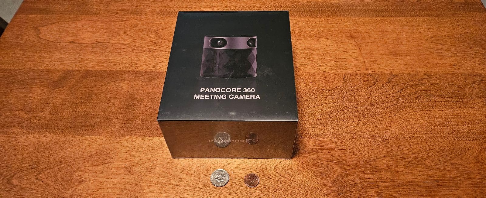 PANOCORE360 All-in-One Meeting Camera - 360° Conference Cam for PC Mac, Speaker & Mic Array, Auto Speaker Focus, 1080P Output, AI Voice Isolation, Local Recording, Compatible with Webex/Zoom/Teams/Meet customer photo 2
