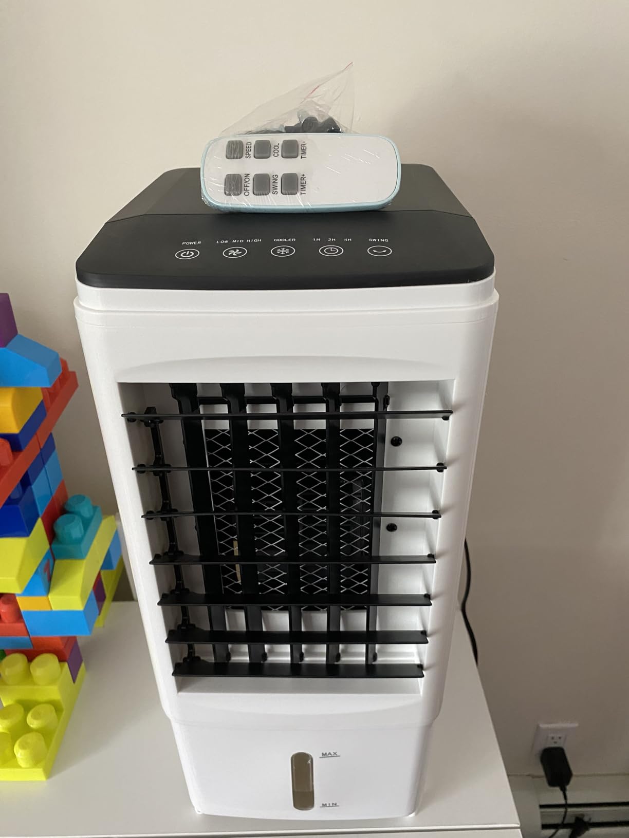 Portable Air Conditioners, 3-IN-1 Evaporative Swamp Air Cooler 8L, Windowless Portable AC with Remote, Fast Cooling, 7H Timer, Oscillation 90 Deg, 3 Modes Air Conditioner Portable for Room Bedroom(Black) customer photo 1