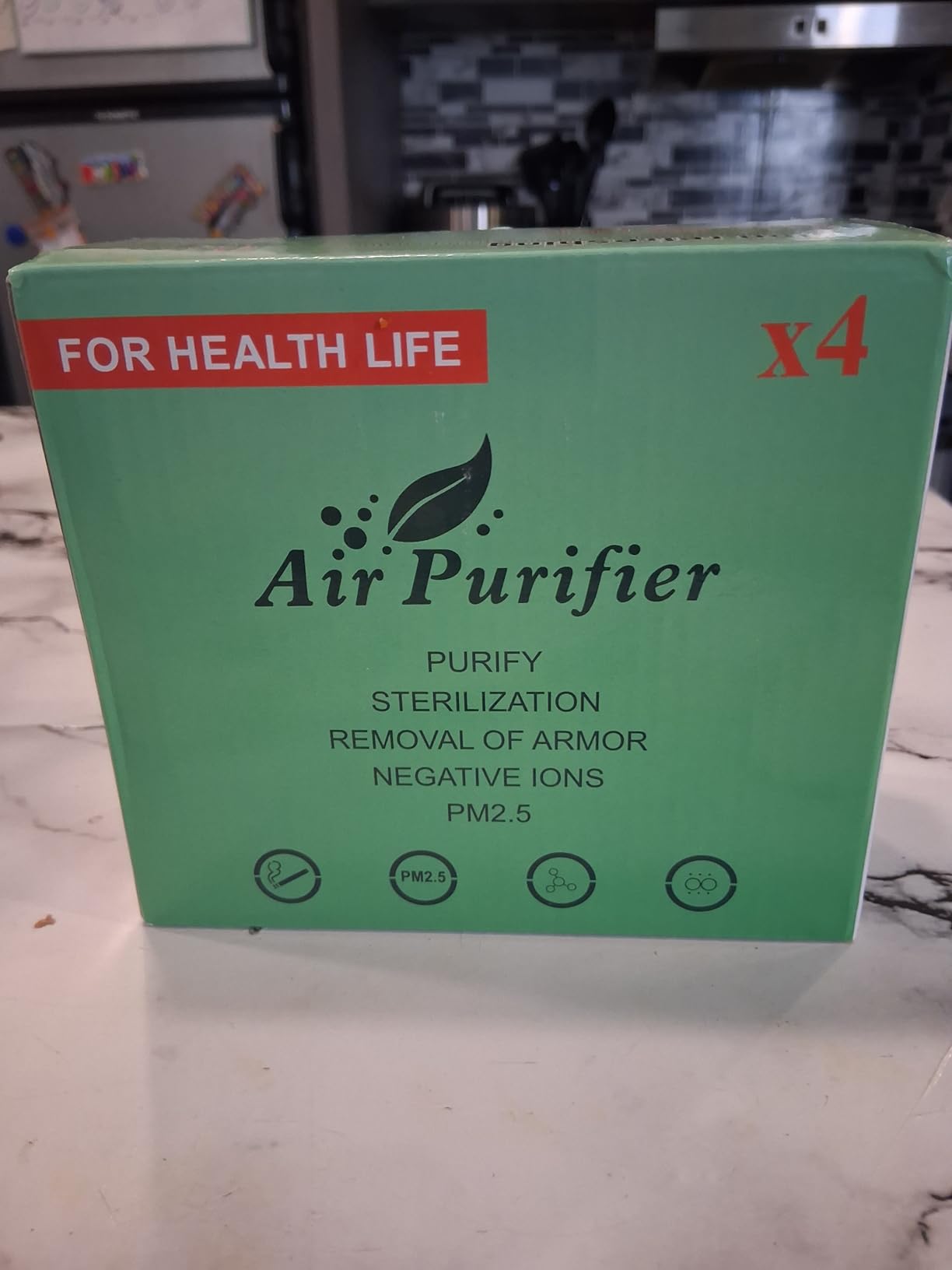 Air Purifiers (4 Pack), Air Ionizers for Home, Bedroom & Travel, Plug In Negative Ion Air Purifier, Dust, Dander, Smoke & Odor removal, Quiet Mini Portable Air Freshener customer photo 2