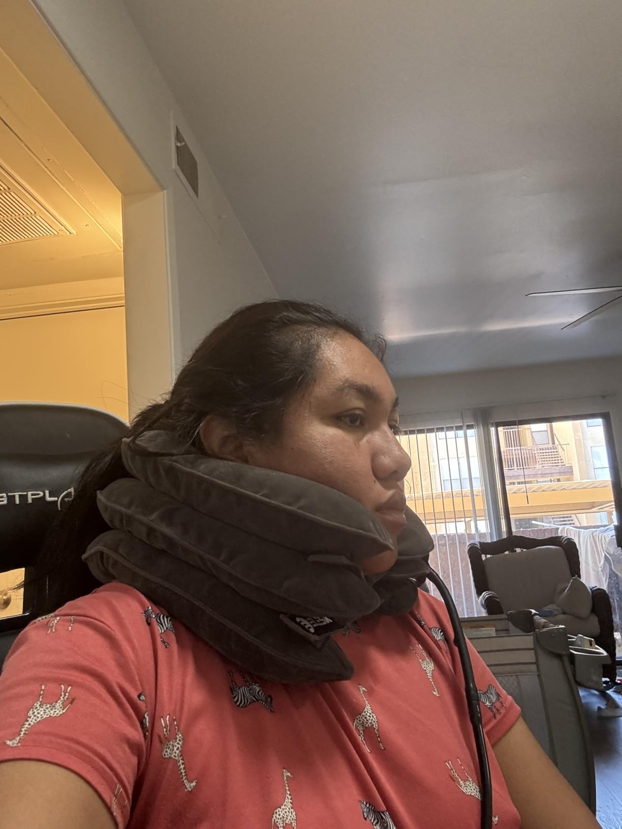 Cervical Neck Stretcher and Cervical Traction Device, Inflatable Neck Traction Device for Home Use, Decompression Devices and Support Brace for Pinched Nerve Relief customer photo 2