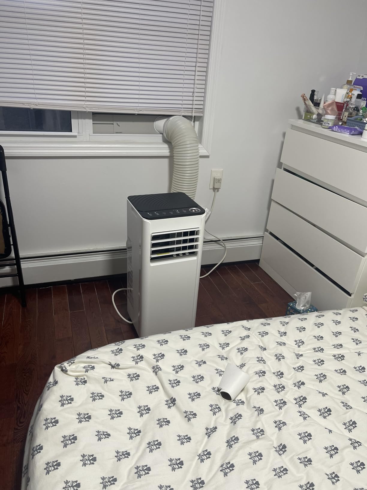 EUHOMY Portable Air Conditioners, 10000 BTU 4-in-1 Portable AC Unit 400 CFM | 450 Sq. Ft., 4 Modes (Cool, Dry, Fan, Sleep), Remote & Panel Control, 20-50 in. Window Kit, 24h Timer for Rooms & Offices customer photo 2