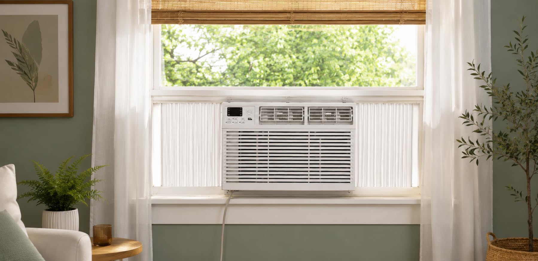 Electactic 5000 Btu Window Air Conditioner, AC Window Unit Up to 150 Sq.Ft, 2 Cooling & Fan Speeds, 51DB Ultra-Quiet, Mechanical Controls, Air Conditioner for Bedroom, Apartment, Office customer photo 2