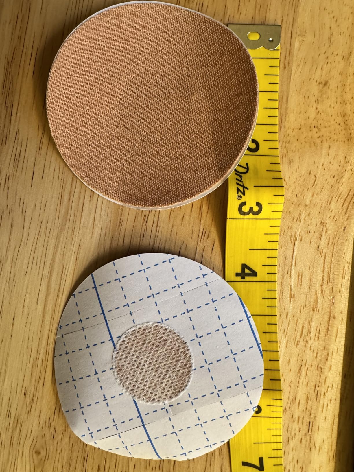 Freestyle Libre 3/Libre 3 Plus Sensor Covers, Non-Adhesive Center, Acrylic Pressure-Sensitive Adhesive, Breathable Waterproof Latex-Free, 24-Pack CGM Adhesive Patches, Low-Profile Fit (Nude) customer photo 1