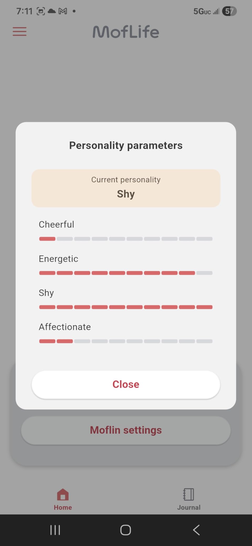 Casio Moflin Smart Companion Powered by AI Interactive Smart Companion with Emotional Evolution and MofLife App Compatibility for Stress Relief and Reassurance (Silver) customer photo 2