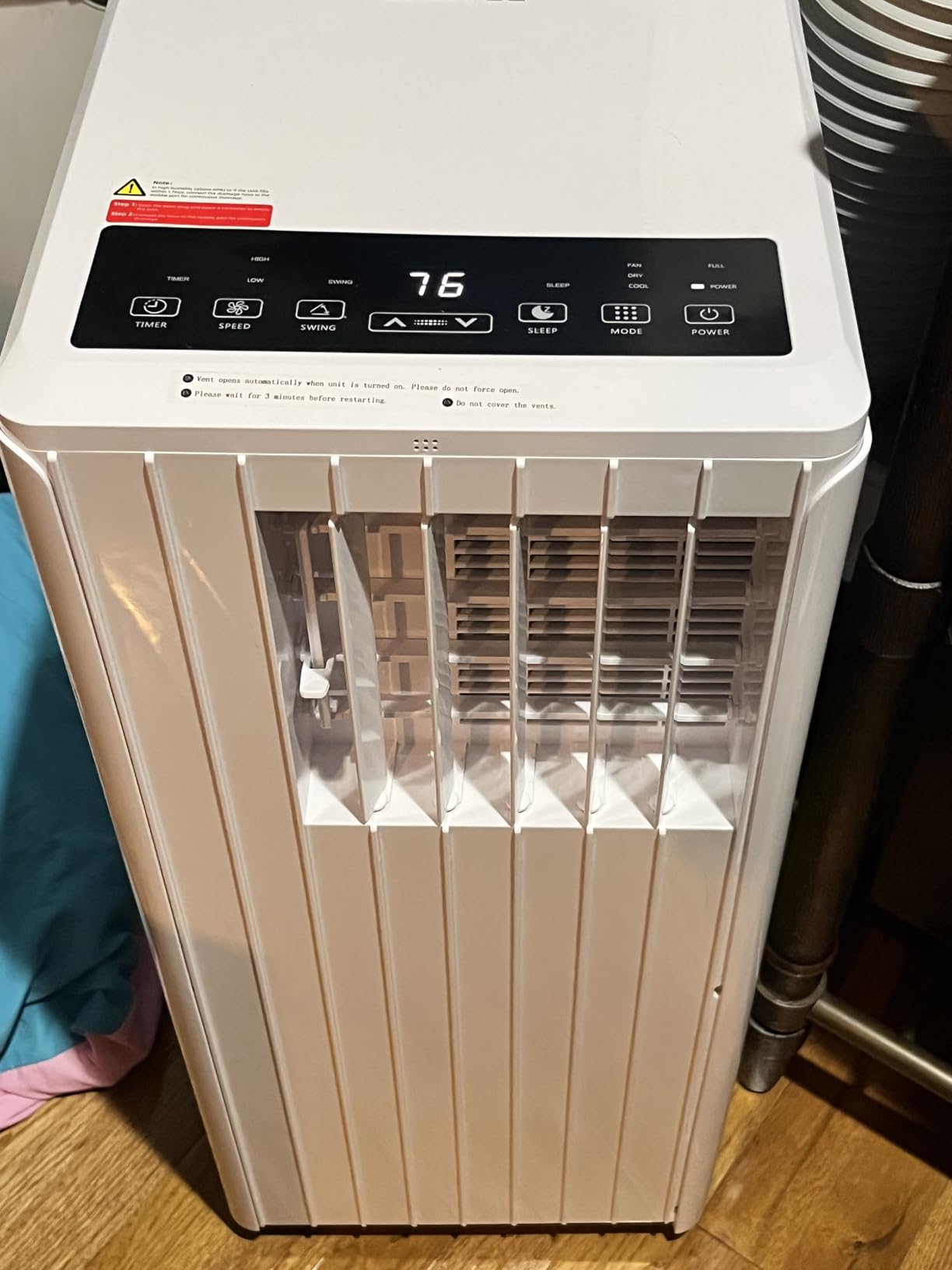 Garvee 15000 BTU Portable Air Conditioner, 3-in-1 Indoor AC Unit with Cooling, Dehumidifier, Fan, 24-Hour Timer, Remote Control & Full Window Installation Kit, Cools Rooms Up to 850 Sq. Ft customer photo 2