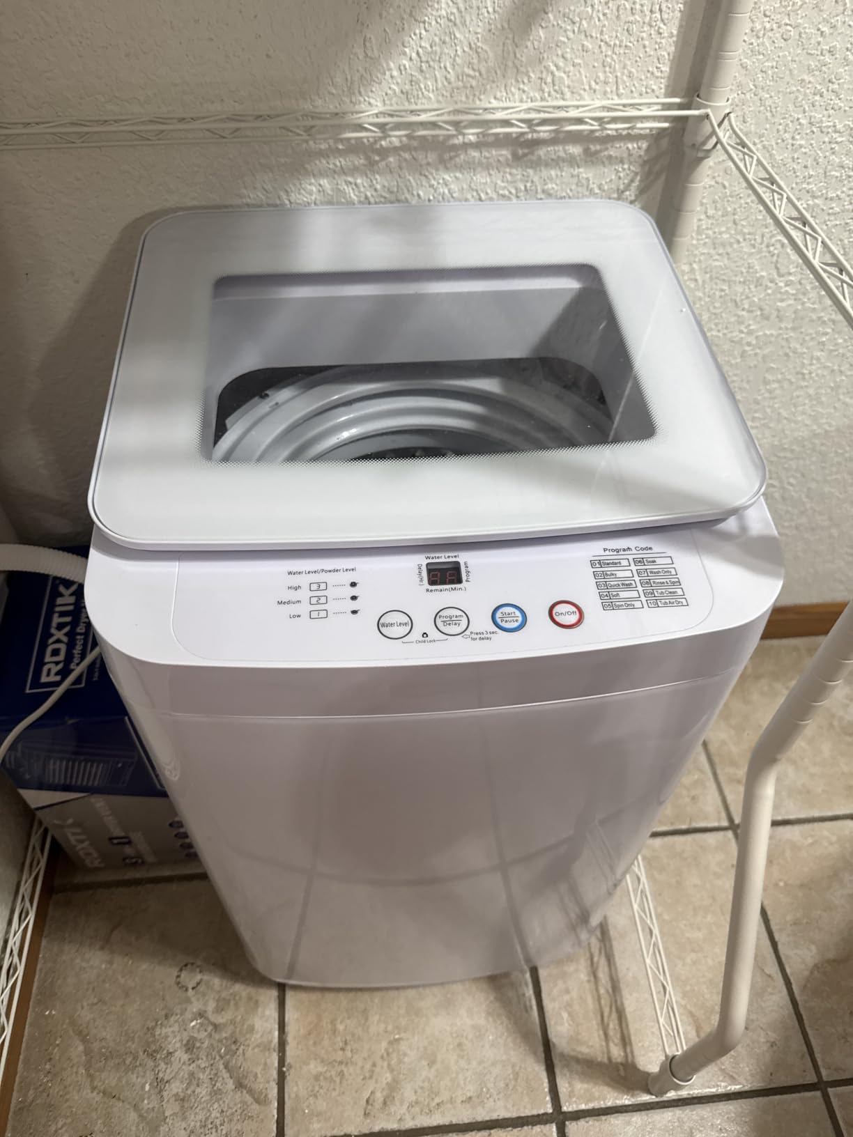 Auertech Portable Washer and Dryer Combo Set, 14 lbs Fully Automatic Washing Machine & 1.5 Cu.Ft Portable Clothes Dryers, Built-in Drain Pump, Compact Washer and Dryer for Apartment, RV, Dorm customer photo 1