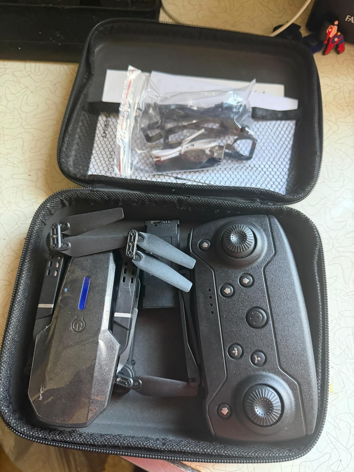 Holy Stone GPS Drone with EIS 4K Camera, RC Drones with 4.5 inch HD Screen on Controller, Auto Return, 3 Batteries for 90 min Flight Time, 3280 FT Long Control Range Transmission, Circle Fly and Follow Me Mode, Foldable Quadcopter for Beginner, Under 249g customer photo 1