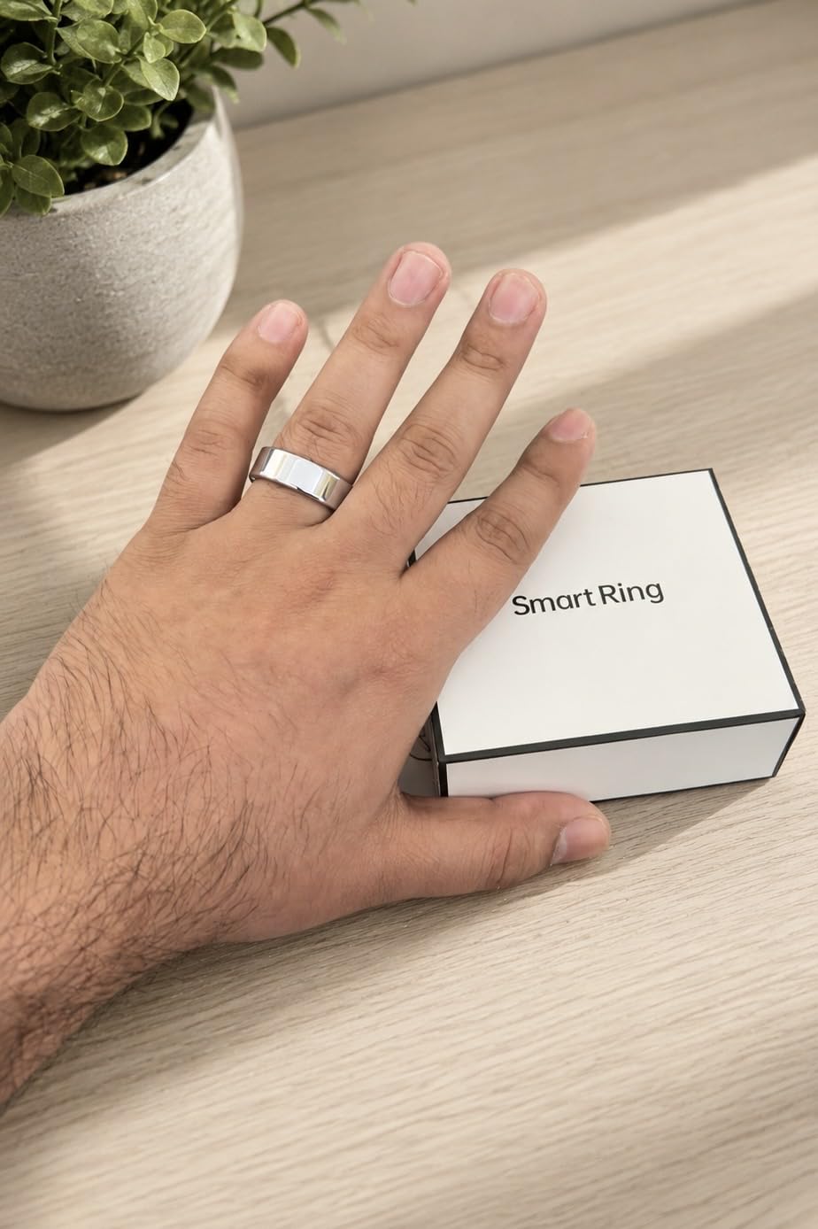 Smart Health Ring, Featuring Stress and Sleep Monitoring Functions, Compatible with iOS and Android, Waterproof Fitness Tracker for Women & Men, No Subscription Fee (Rose Gold, 10) customer photo 2