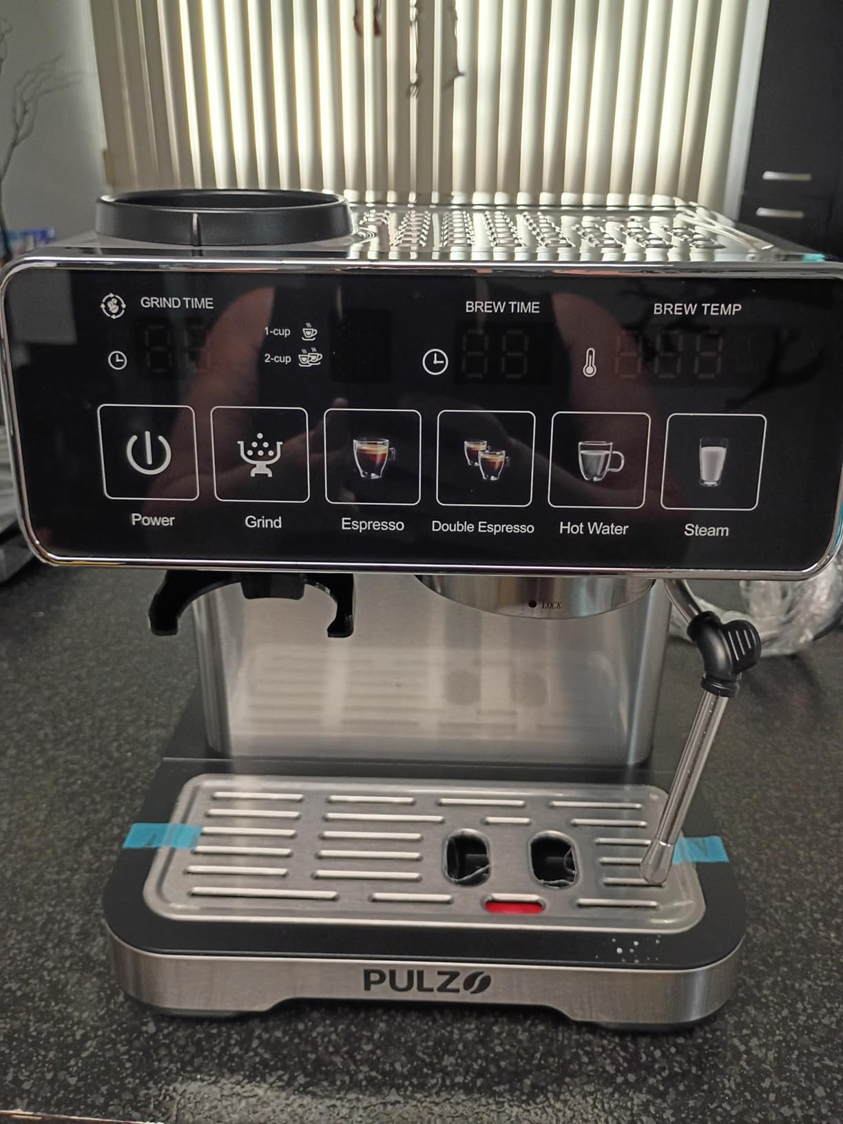 (2026 Upgrade) Electactic Espresso Machine with Grinder, 20 Bar Expresso Coffee Machines, Professional Coffee Maker for Latte & Cappuccino with Milk Frother & Steam Wand, Expresso Machines for Home-Silver customer photo 2