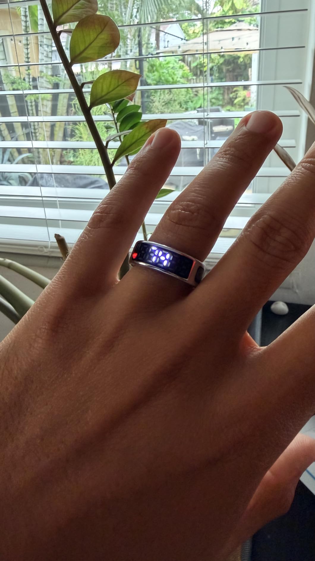 Smart Health Ring Fitness Tracker for Men Women, Sleep, Stress & Activity Monitoring, IP68 Waterproof, Long Lasting Battery, No Subscription Fees, Compatible with iOS & Android, Silver 8 customer photo 1