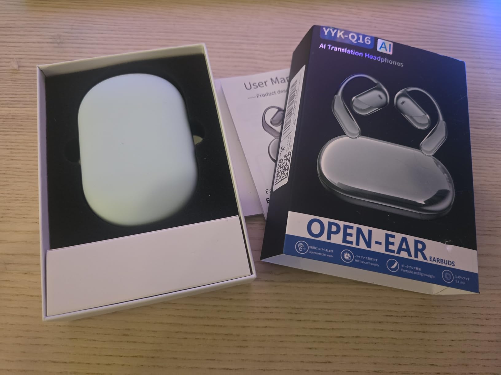 Paekole AI Translation Earbuds Real Time - H9 Instant Bluetooth 6.1 Translator: 198 Languages, No Subscription | Open Ear Design, 6 Modes, 60H Audifonos Traductores Inglés Español customer photo 1