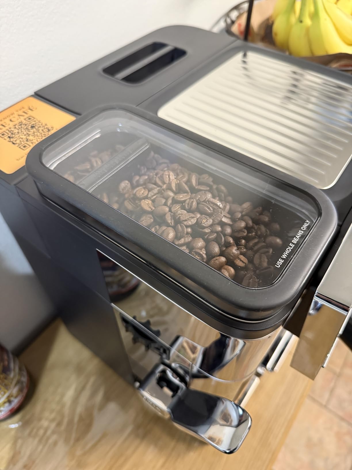 Ninja Luxe Café Pro designed by David Beckham, Espresso Machine, Drip Coffee, Cold Brew, Hot Water, Integrated Tamper, Built-in Grinder, Hands-Free Frother for Lattes & More, Black/Gold, ES771BK customer photo 1