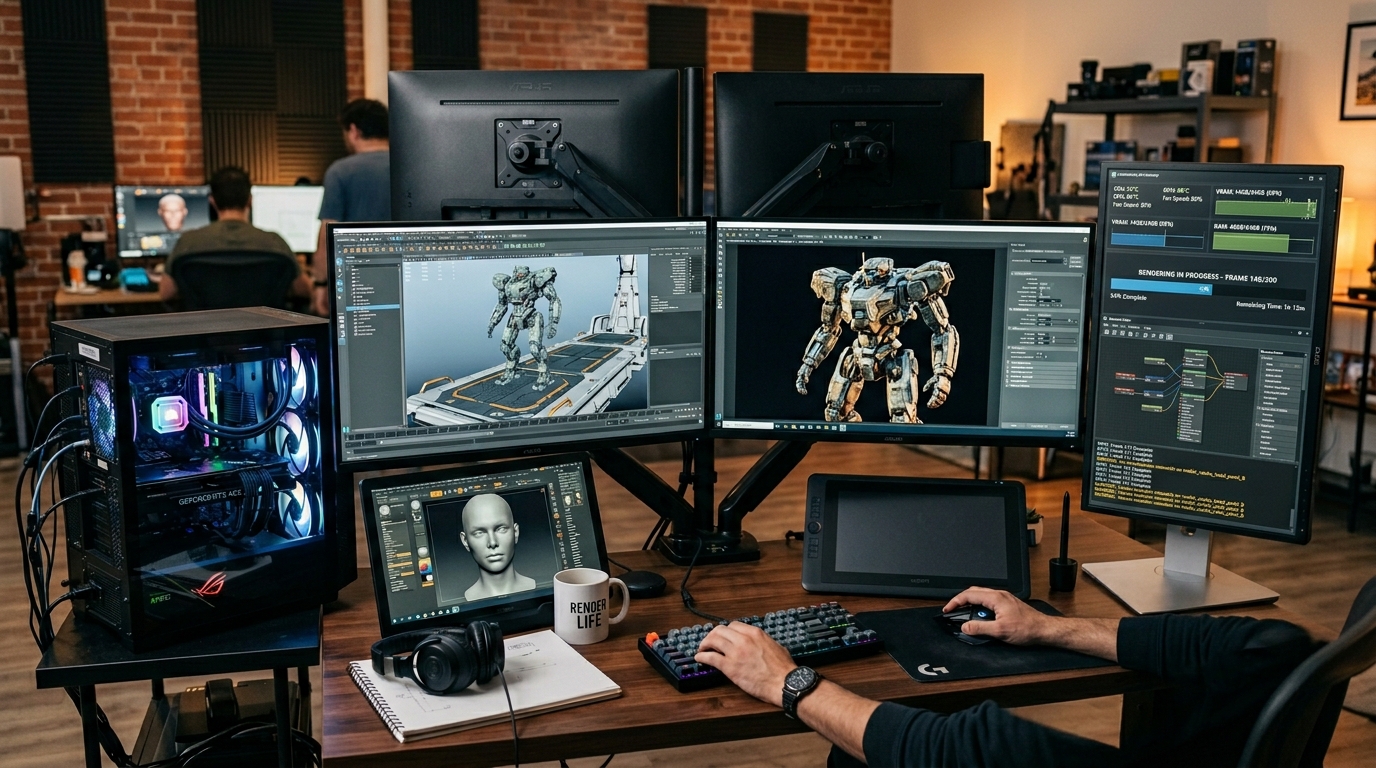 10 Best Desktop Computers for 3D Rendering (August 2026)