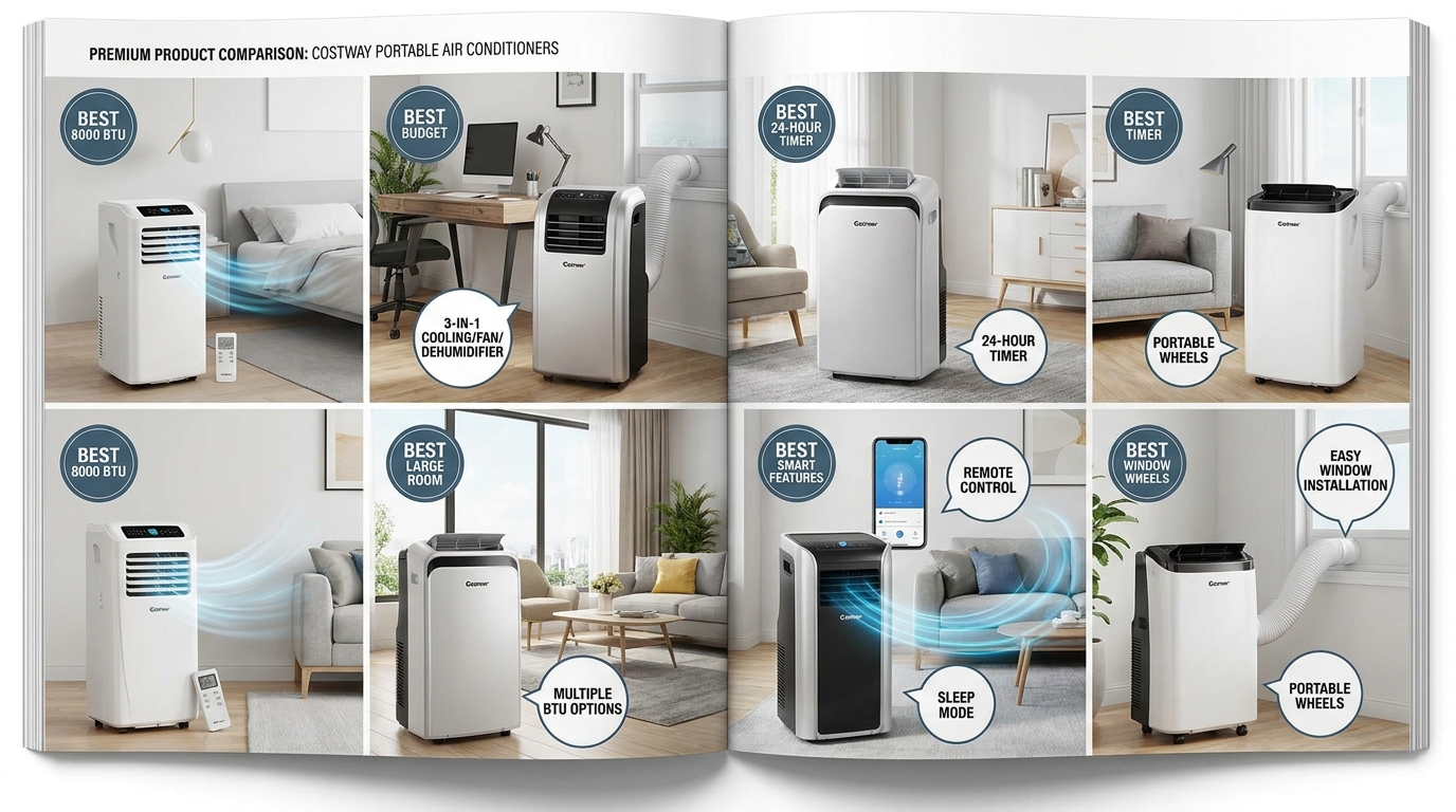 11 Best Costway Portable Air Conditioner (August 2026): Expert Reviews