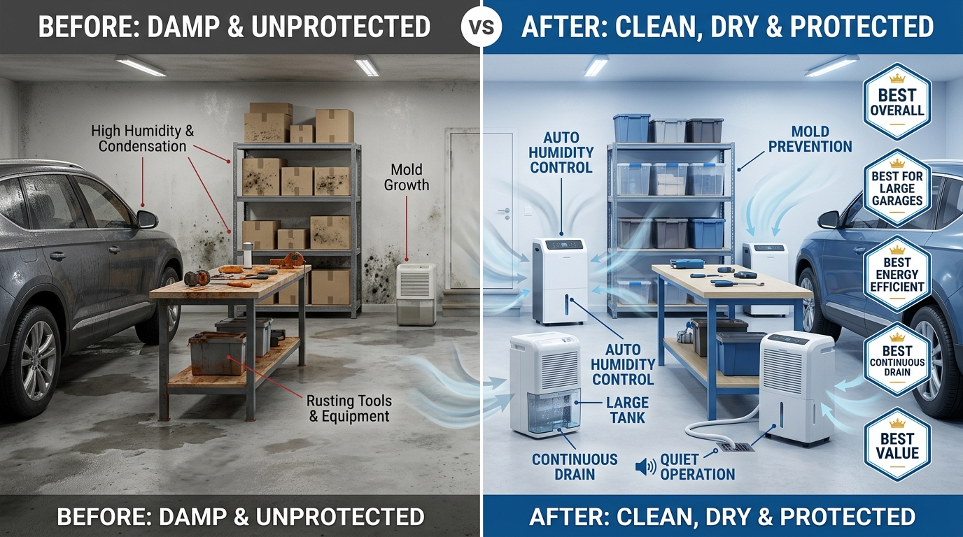 10 Best Dehumidifier for Garage (August 2026): Top Picks for Every Space