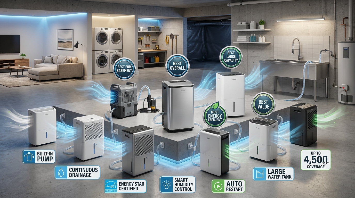 10 Best Dehumidifier with Pump (August 2026): Expert Reviews