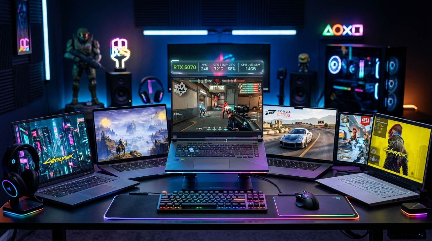 15 Best Gaming Laptops with RTX 5070 (August 2026): Tested and Ranked