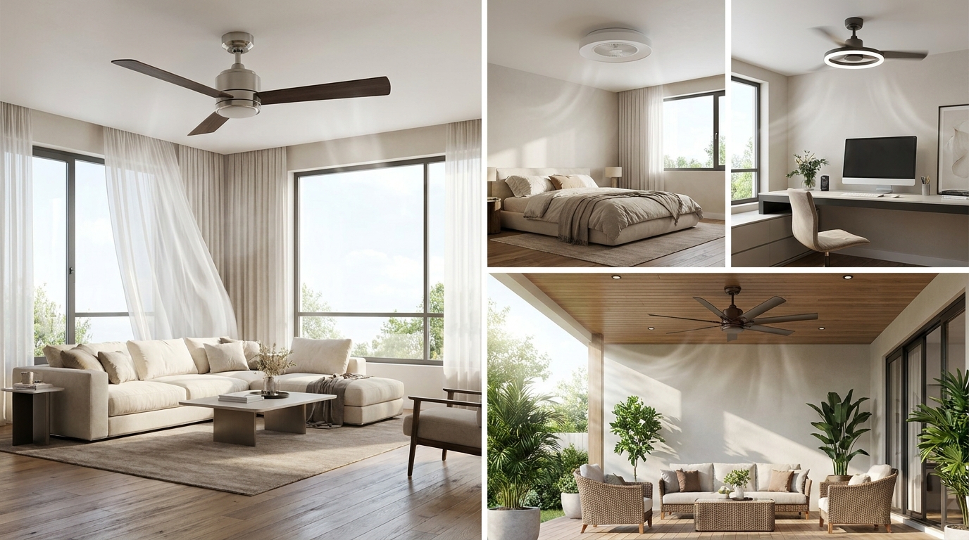 Types of Ceiling Fans (2026): Complete Buying Guide
