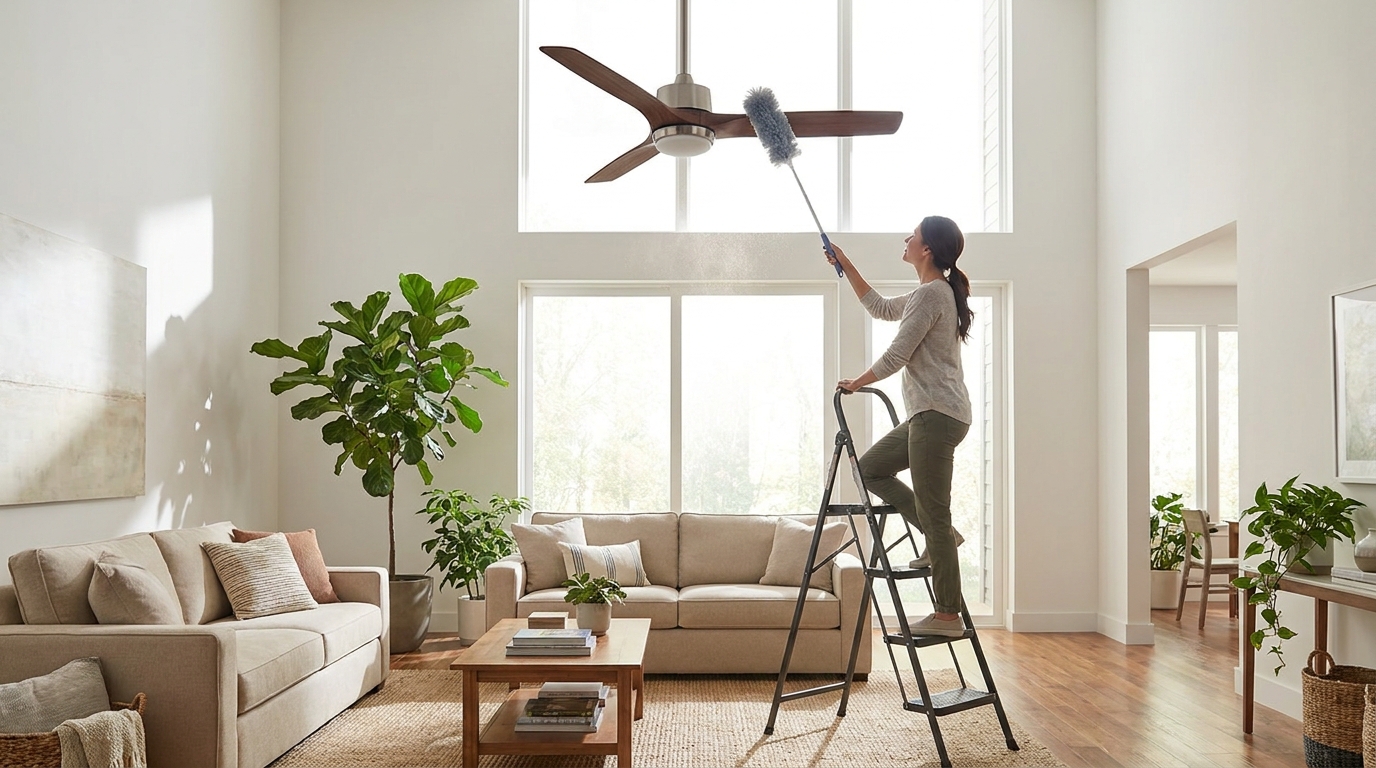 How to Clean Ceiling Fans: Expert Guide 2026