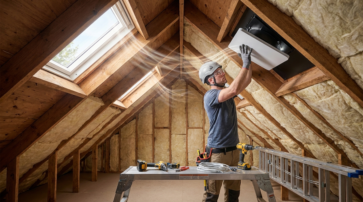 How to Install an Attic Fan (August 2026)