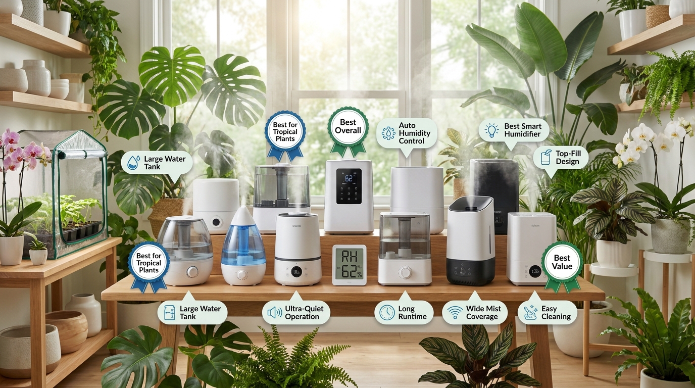 12 Best Humidifier for Plants (August 2026): Top Picks for Healthy Growth