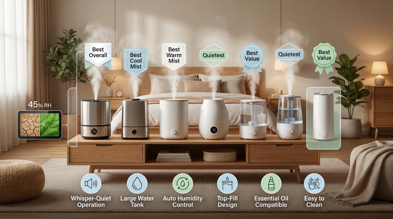 8 Best Humidifier for Coughs (August 2026) – Expert Reviews