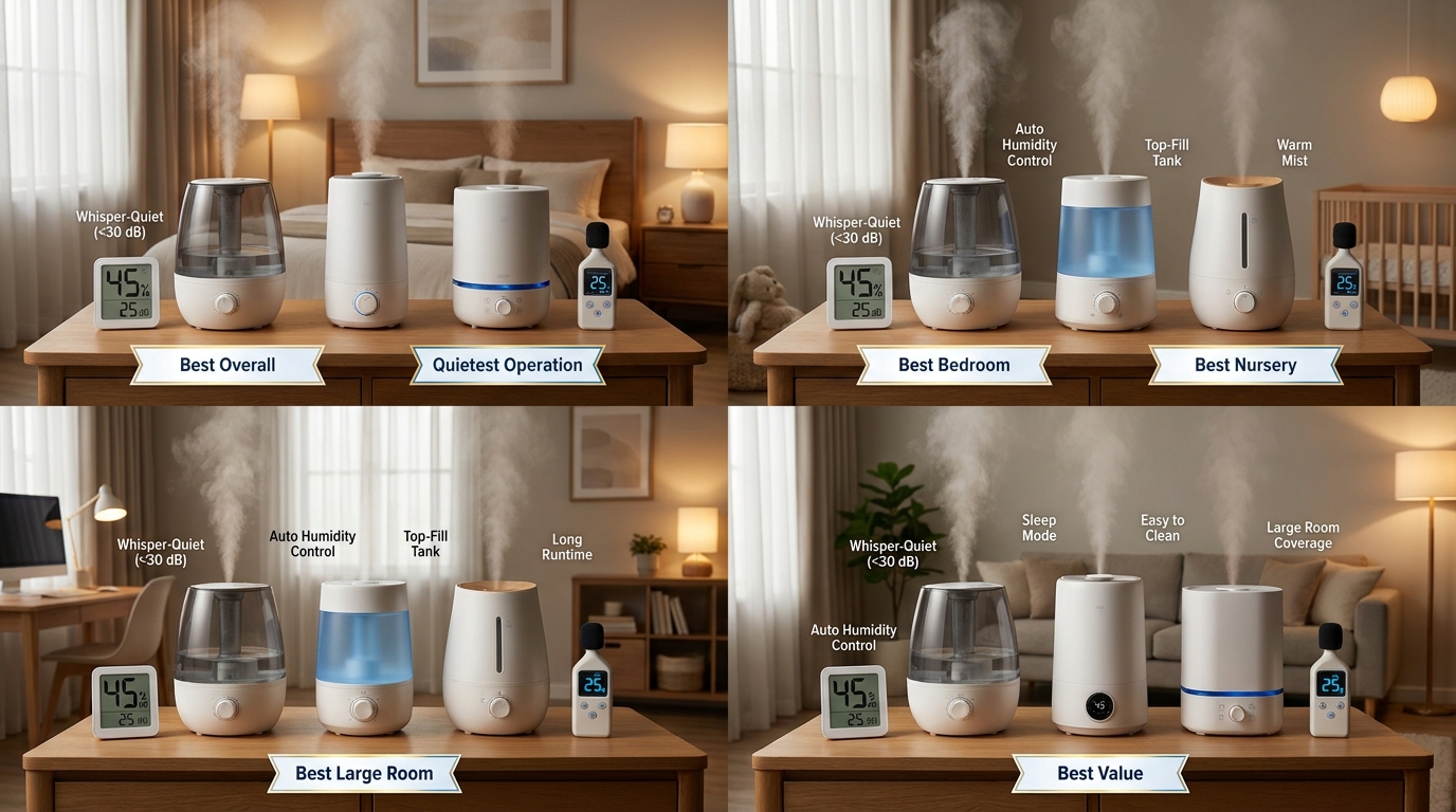 12 Quietest Humidifiers (August 2026) – Expert Reviews