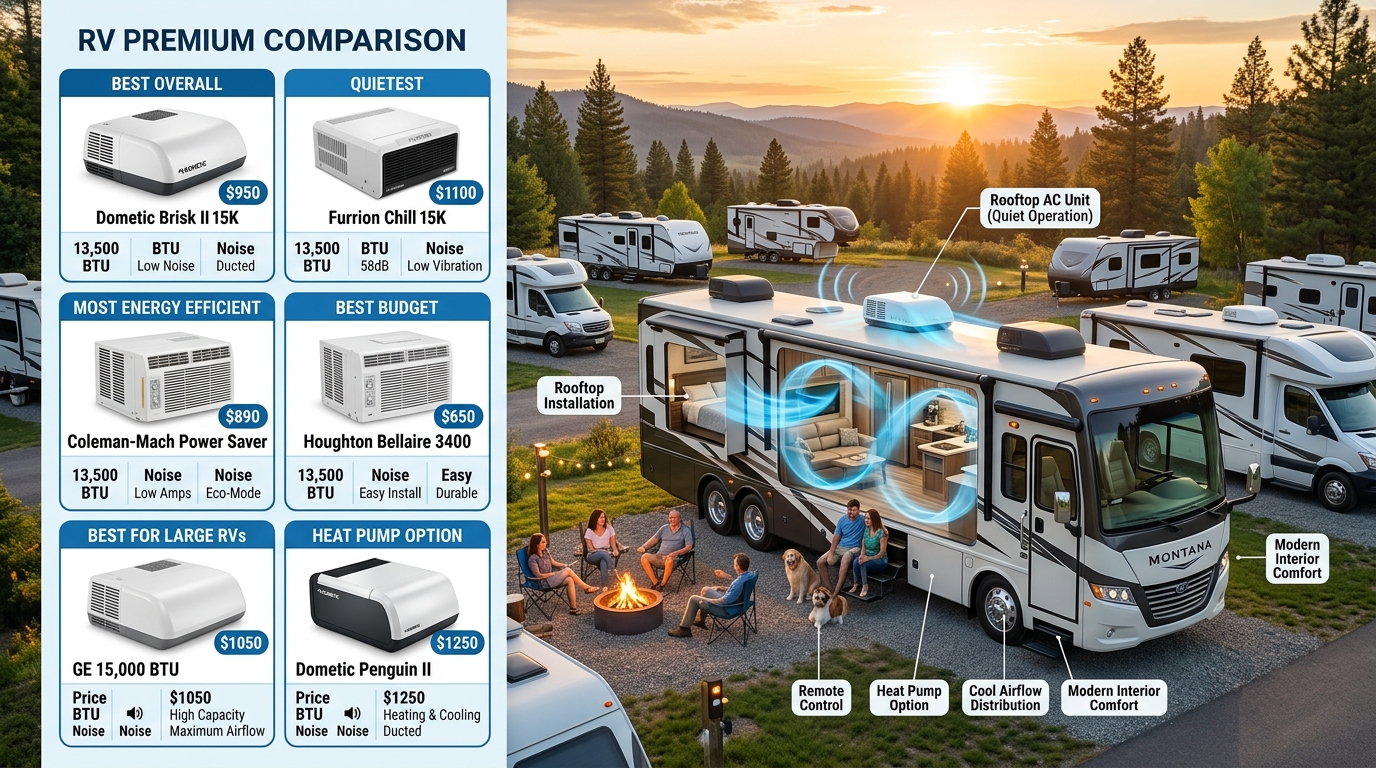 6 Best RV Air Conditioner (August 2026) Guide
