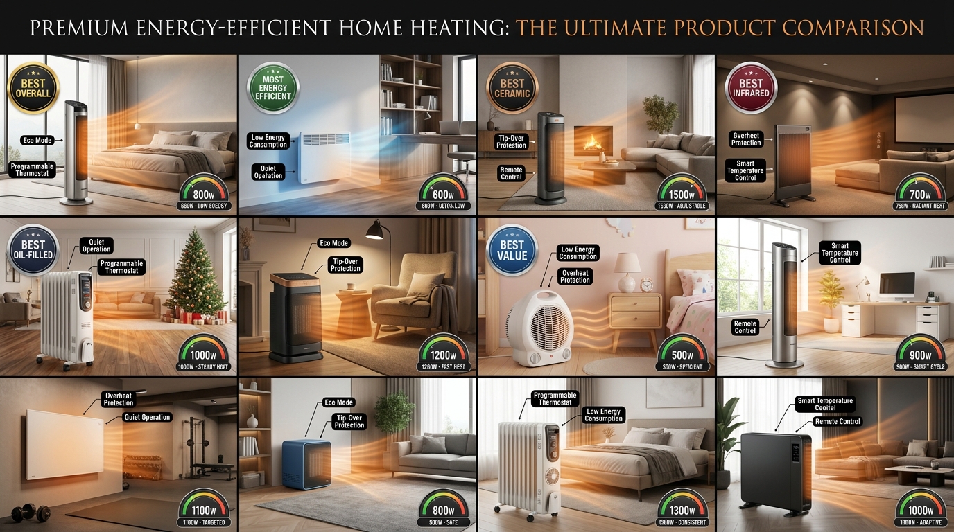 12 Best Energy Efficient Space Heaters (August 2026): Expert Reviews