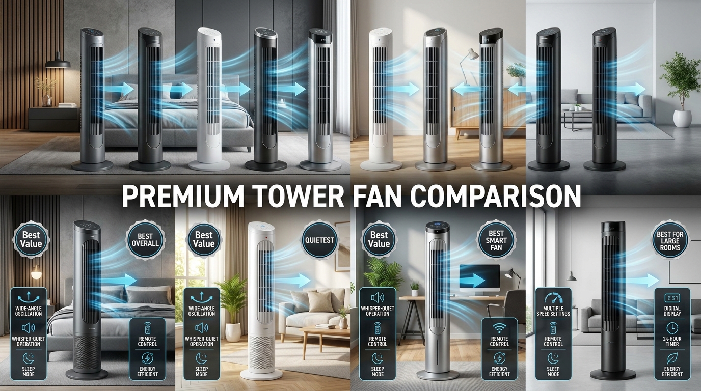 10 Best Tower Fans (August 2026): Expert Reviews
