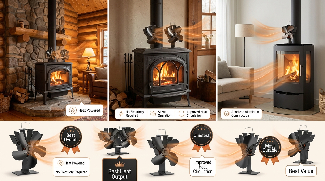 15 Best Wood Stove Fan (August 2026) Top Picks