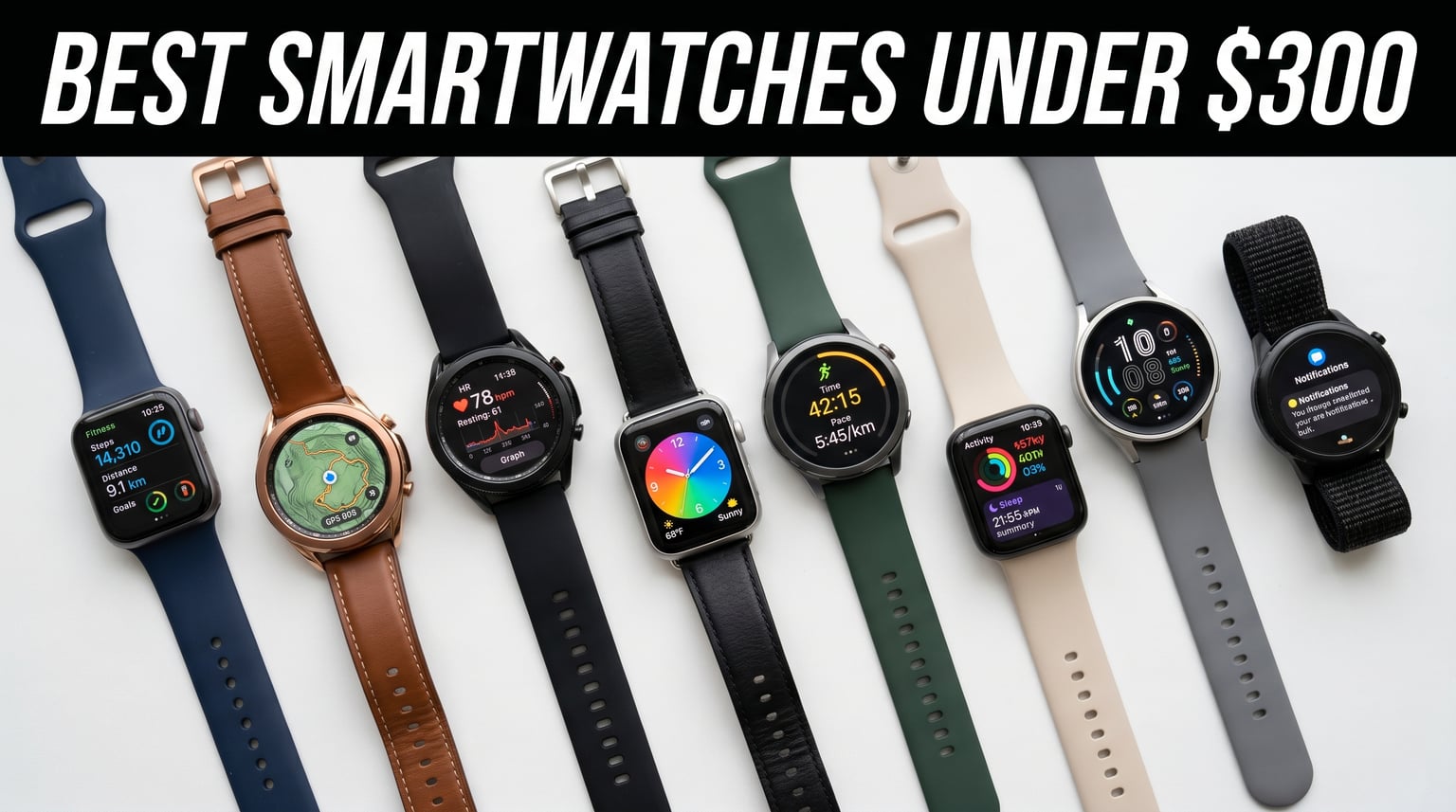 10 Best Smartwatches Under $300 (August 2026)