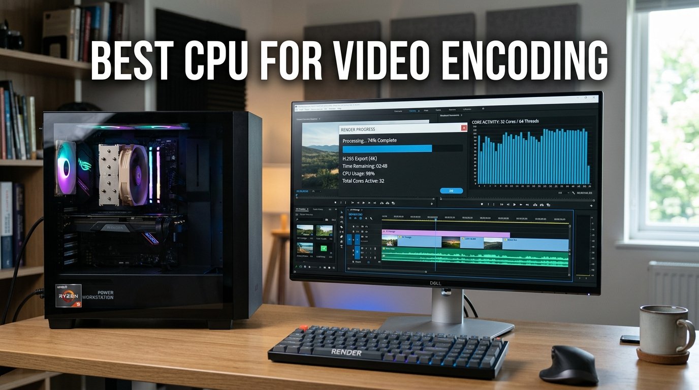 10 Best CPU for Video Encoding (August 2026): Expert Reviews